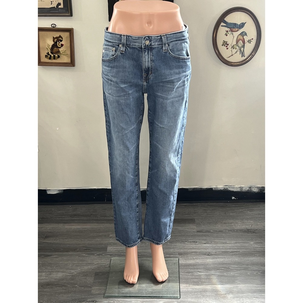 AG Jeans AG-ED Denim Relaxed Jeans Straight Leg Pockets Size 27